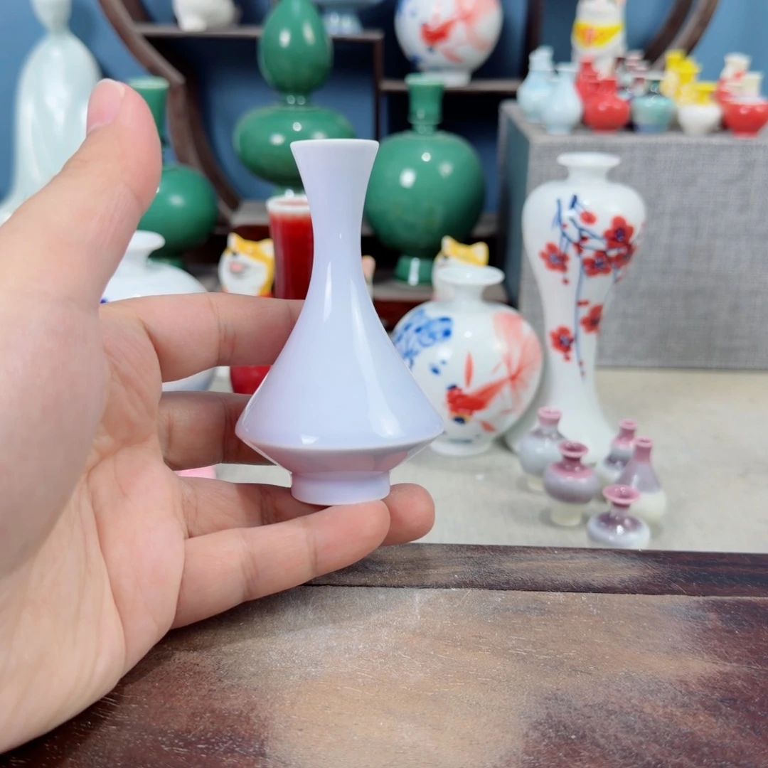 陶瓷手工小花器摆件