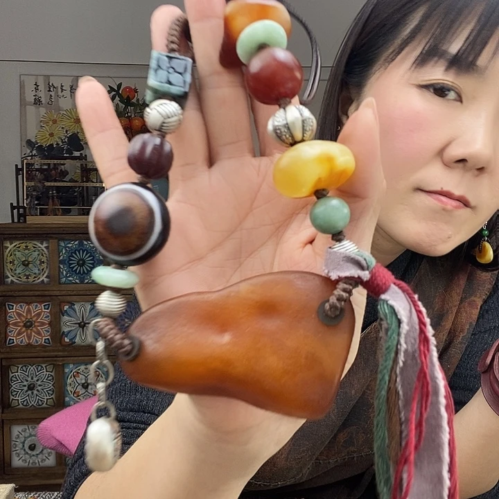 蜜蜡项链未镶嵌项链