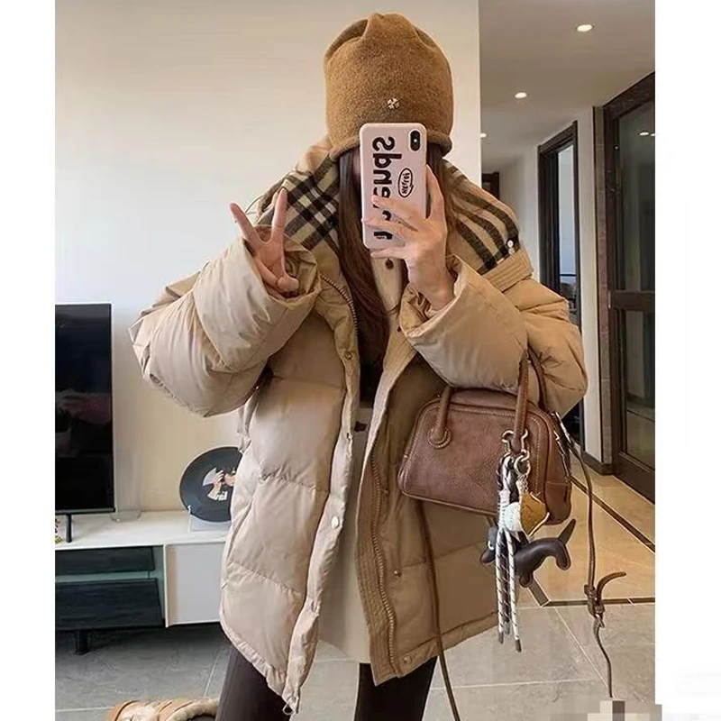 【羽绒服】【赠运费险】【帽袖可以拆卸】【男女同款】冬季时尚外套