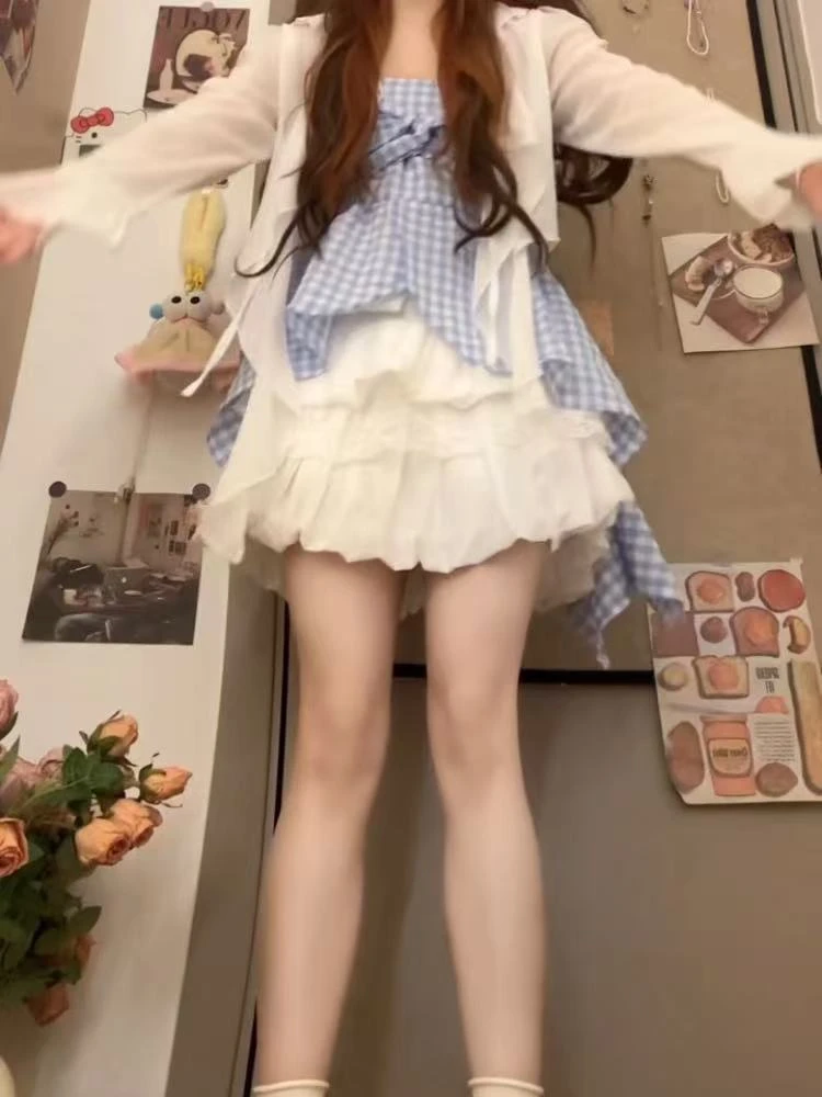 小林 夏季新款上衣女装温柔穿搭拍一发二发三发四