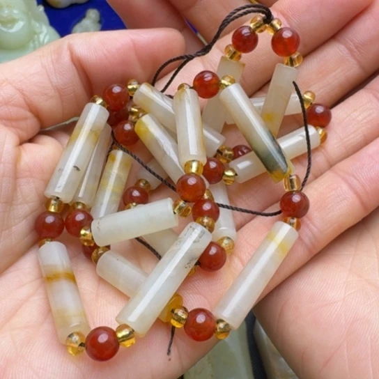 和田玉挂件未镶嵌三*