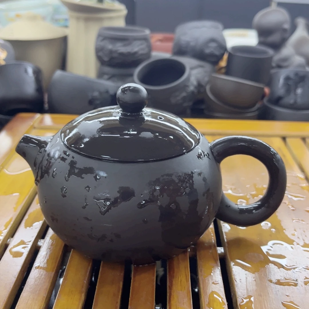 黑珍珠凤鸣西施壶