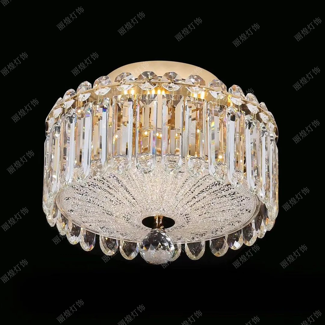 【丽煌灯饰高端轻奢馆】时尚精致水晶过道灯