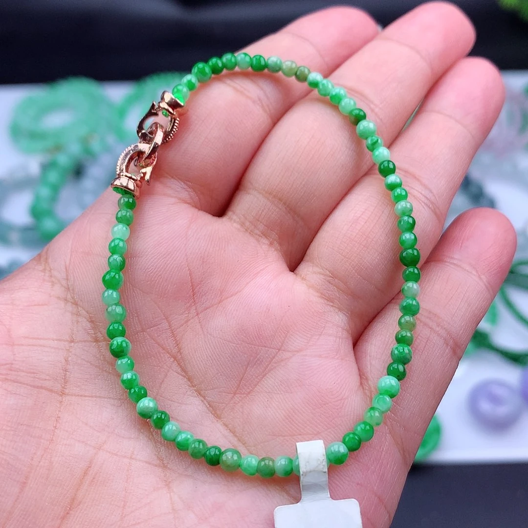 未镶嵌手链翡翠手串