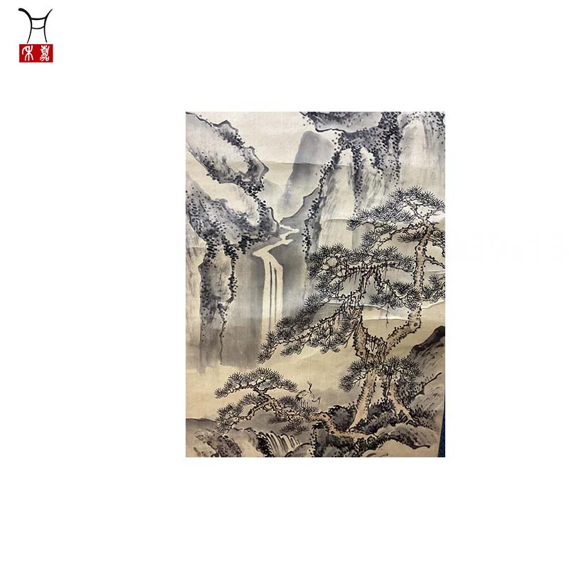 R018山水立轴105x38/3.6平尺