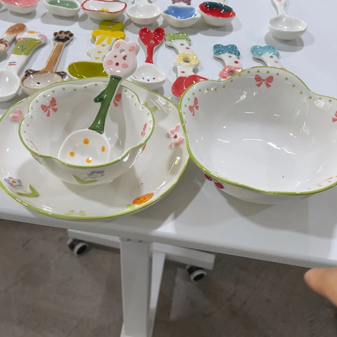 瓷高温陶瓷釉下彩微瑕！