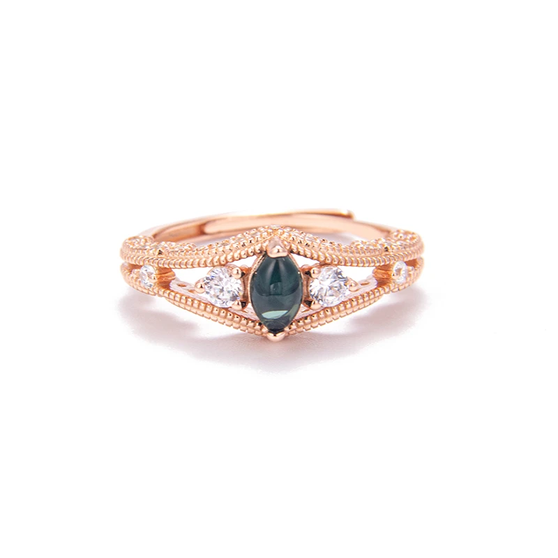 Angle  Eye-天使之眼时尚百搭气质优雅设计师碧玺戒指HTC03-1401