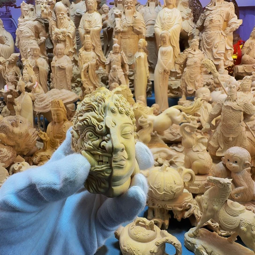 黄杨木般**画小叶黄杨木左右一念