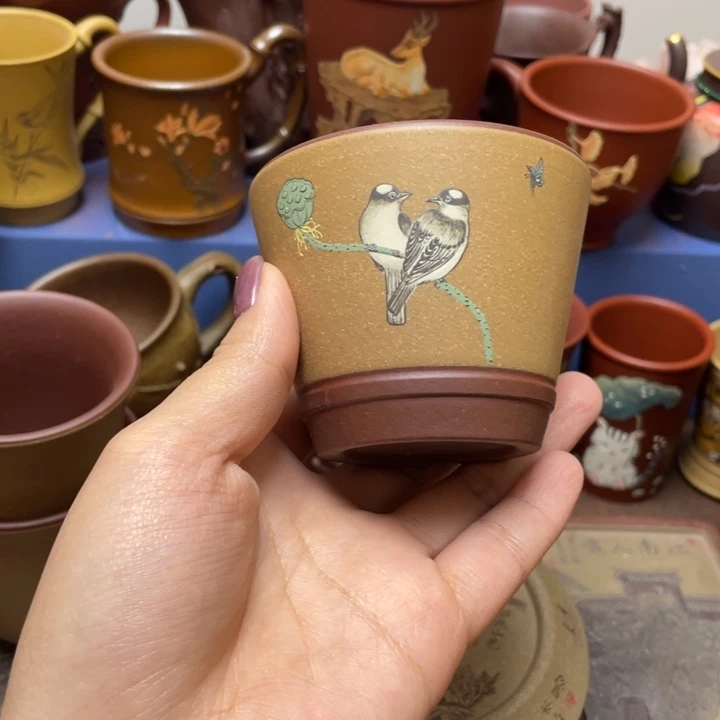 紫砂茶杯紫砂主人杯