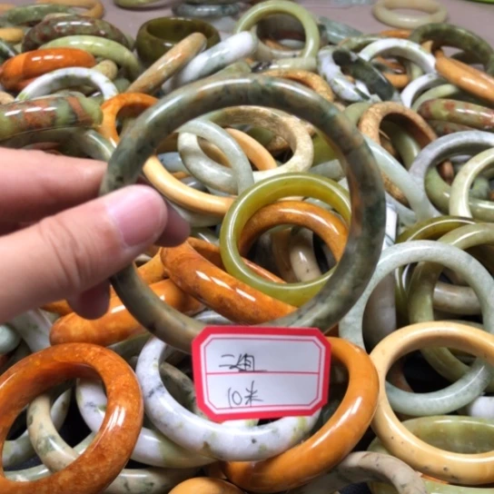 未镶嵌蛇纹石玉手镯二*