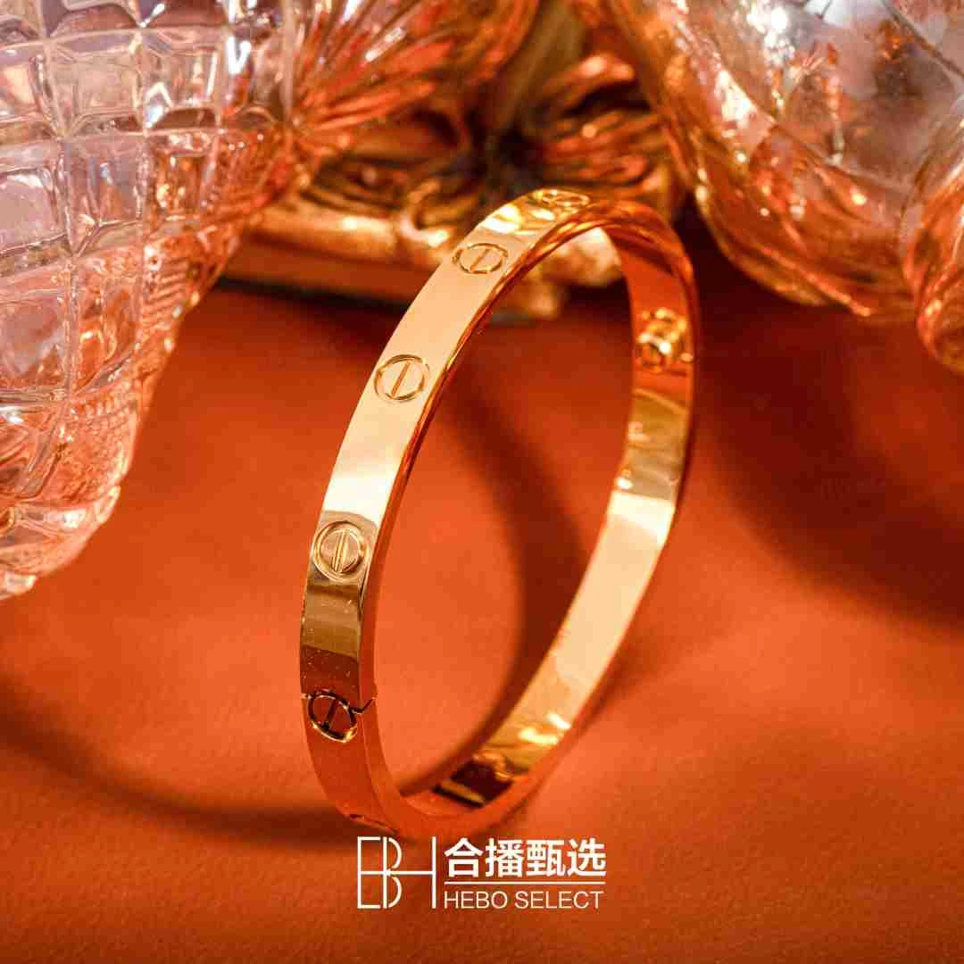 钛钢手镯 气质时尚百搭简约手工手镯Z0046