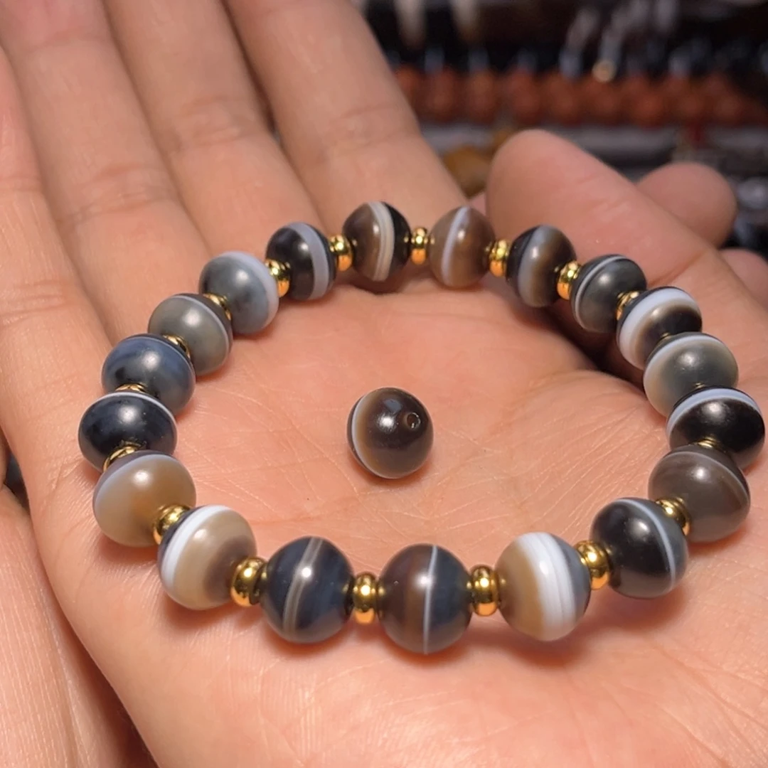 玛瑙/玉髓单珠未镶嵌一***界