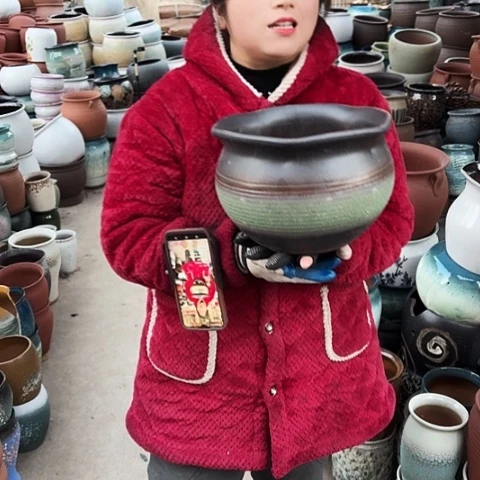 口25高18盆子盆子瑕疵