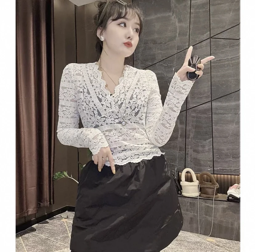 玲姐家8356蕾丝小衫（已直播间为准）