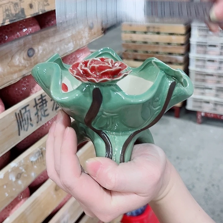 凑单10元陶瓷花盆发货！