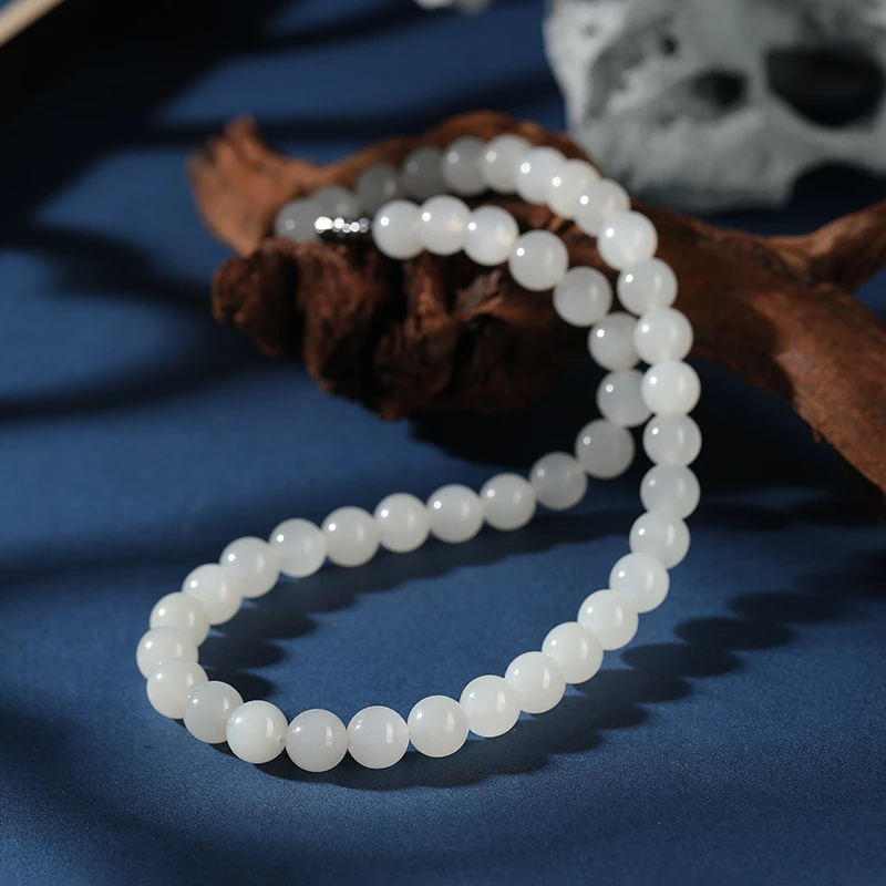 网瓷专属-野牛沟白玉项链 多样性发其一