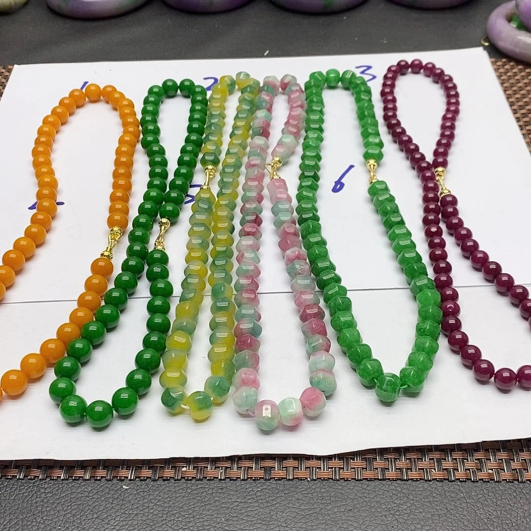 项链未镶嵌石英质玉