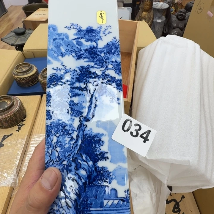 瓷片工艺品摆件瓷器摆件正能量