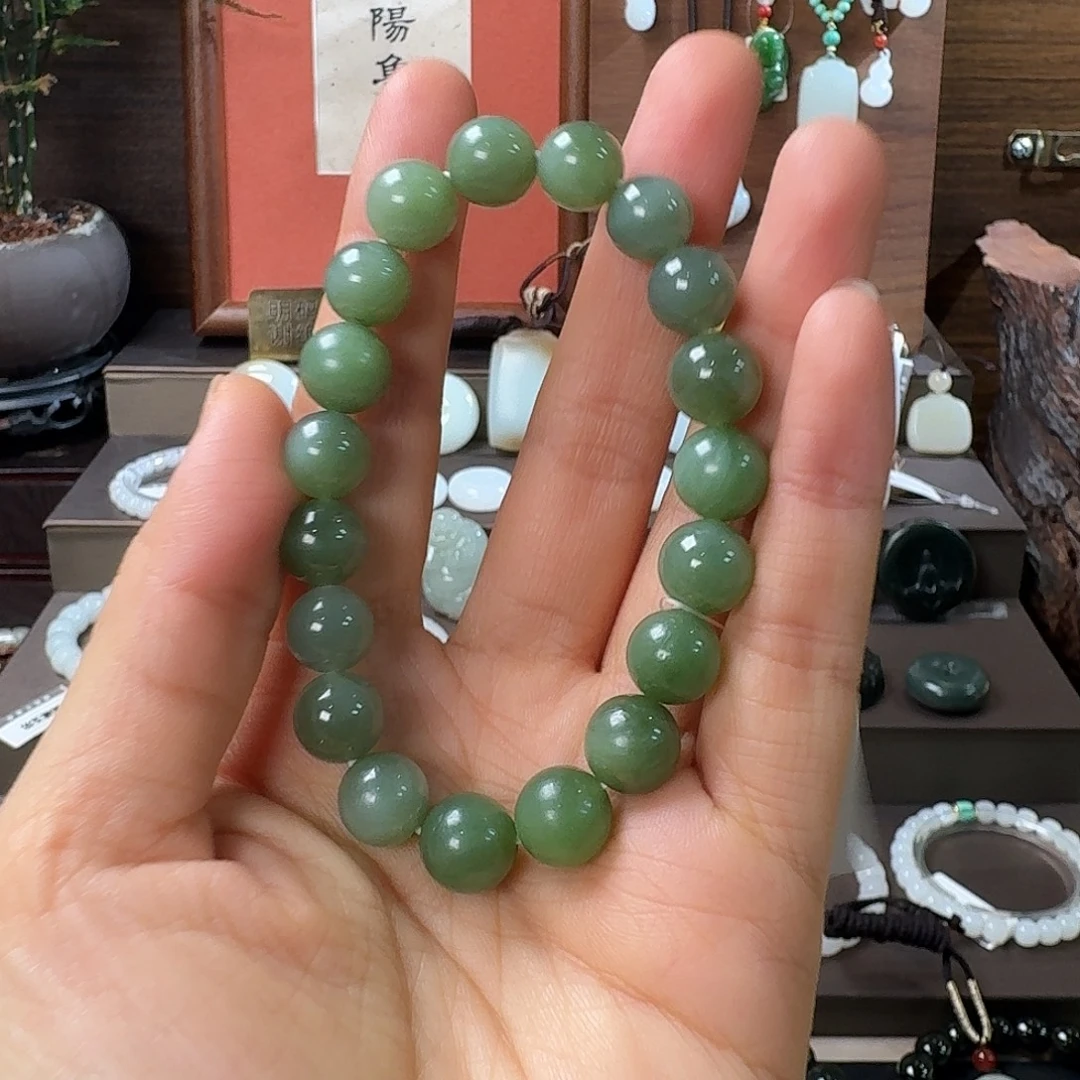 和田玉未镶嵌手链