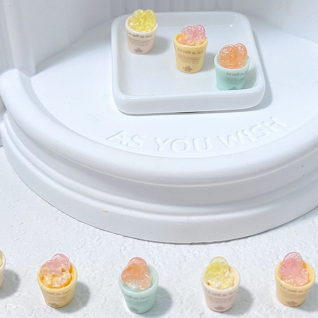 小可爱定制【迷你柠檬冰饮】——DIY树脂配件