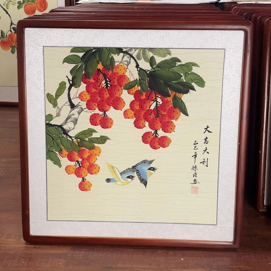 国画带框尺寸63*63厘米