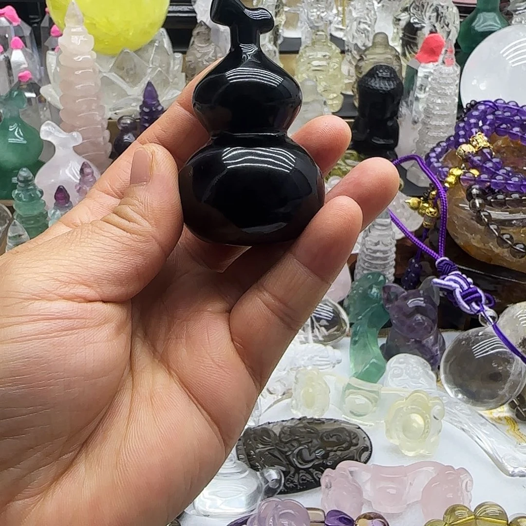 水晶车挂未镶嵌摆件