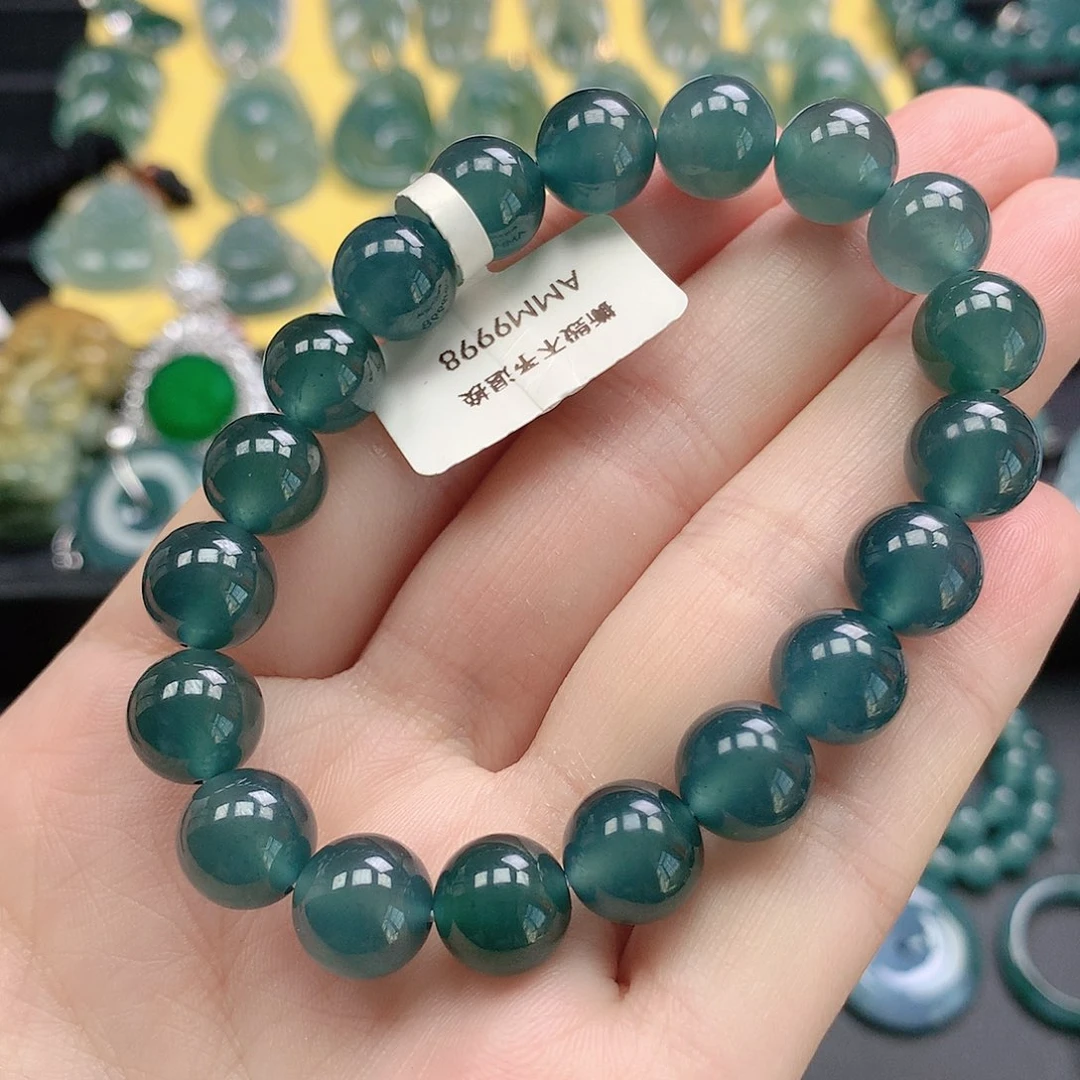 翡翠颈饰未镶嵌?****?手串卡10
