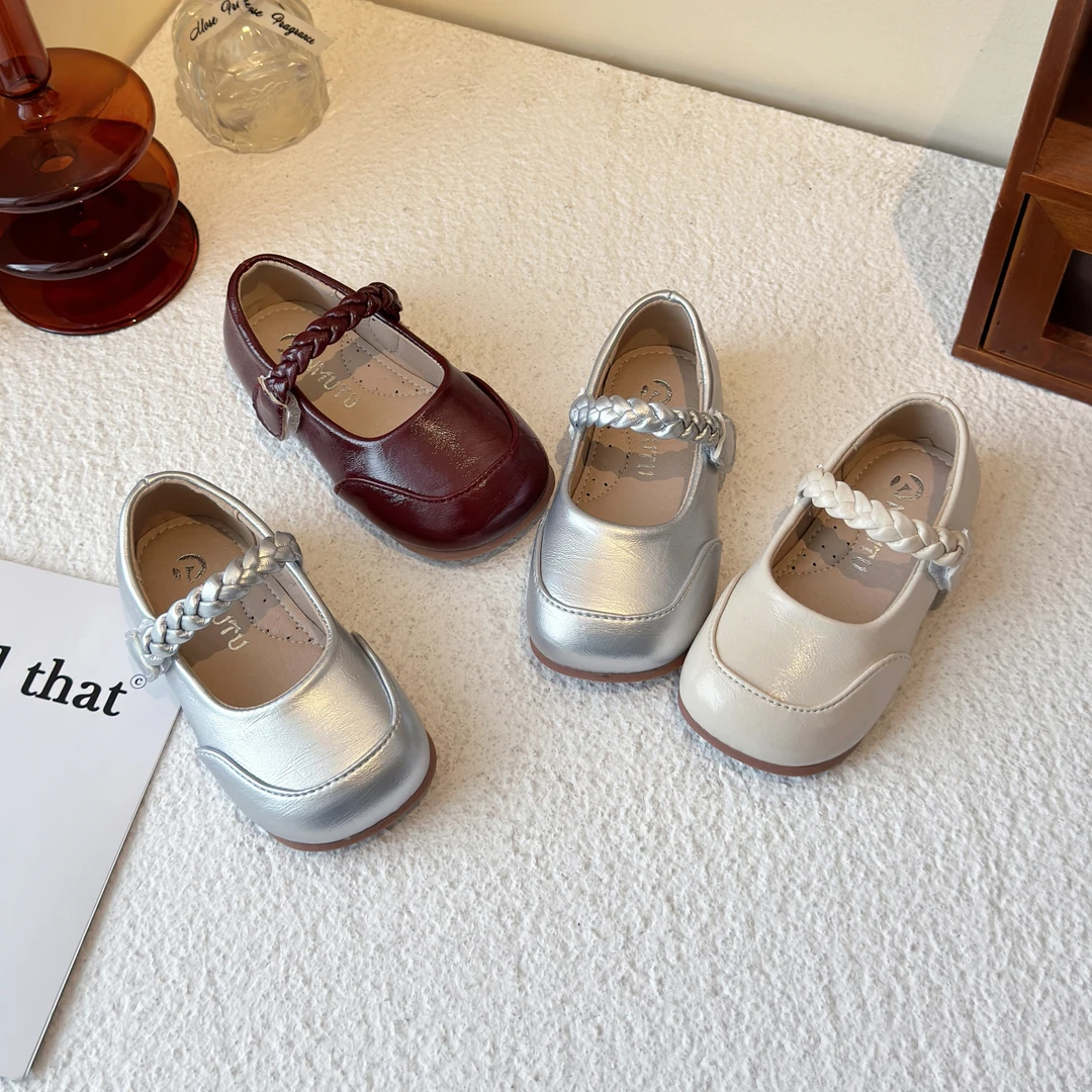 ABC女童公主鞋2025春秋新款儿童洋气小女孩单鞋儿童鞋子童鞋韩系