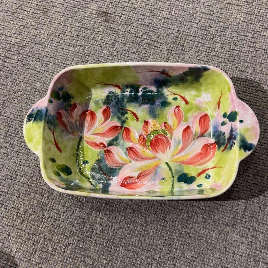 景德镇手绘高温釉下彩陶瓷茶具