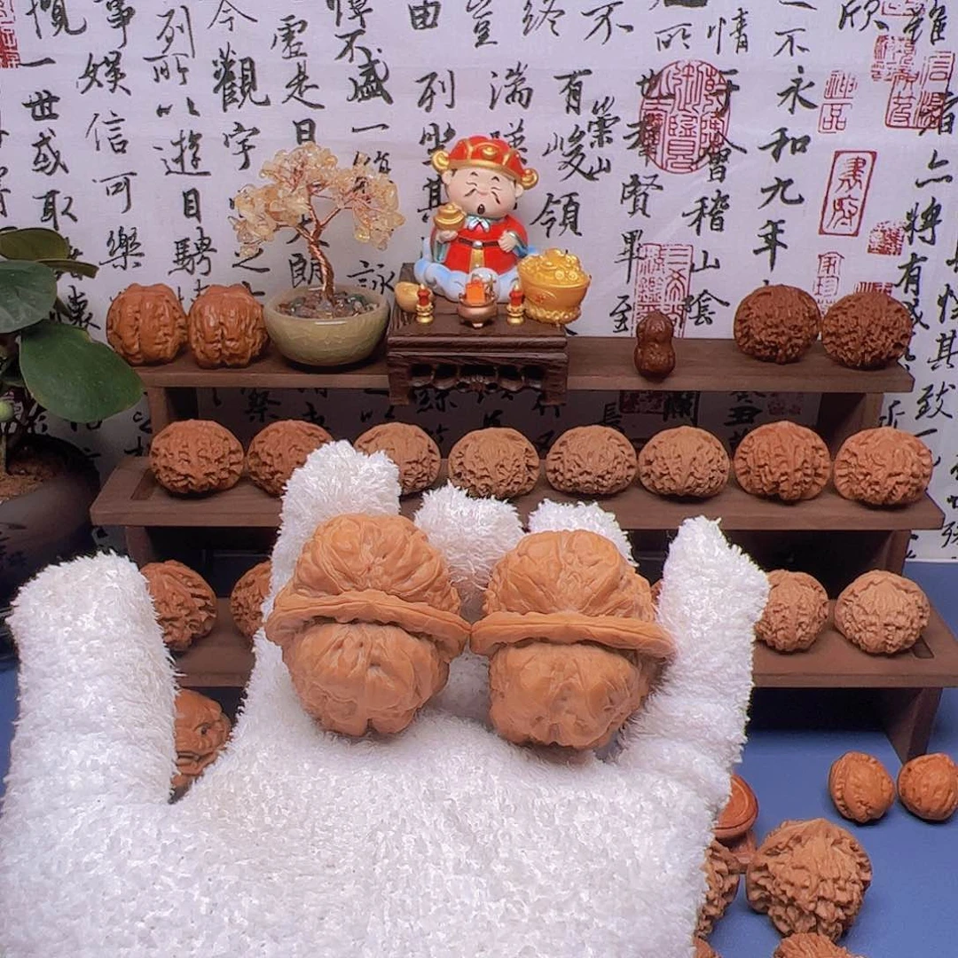 文玩核桃把件边40全品蛤蟆头 一物一图