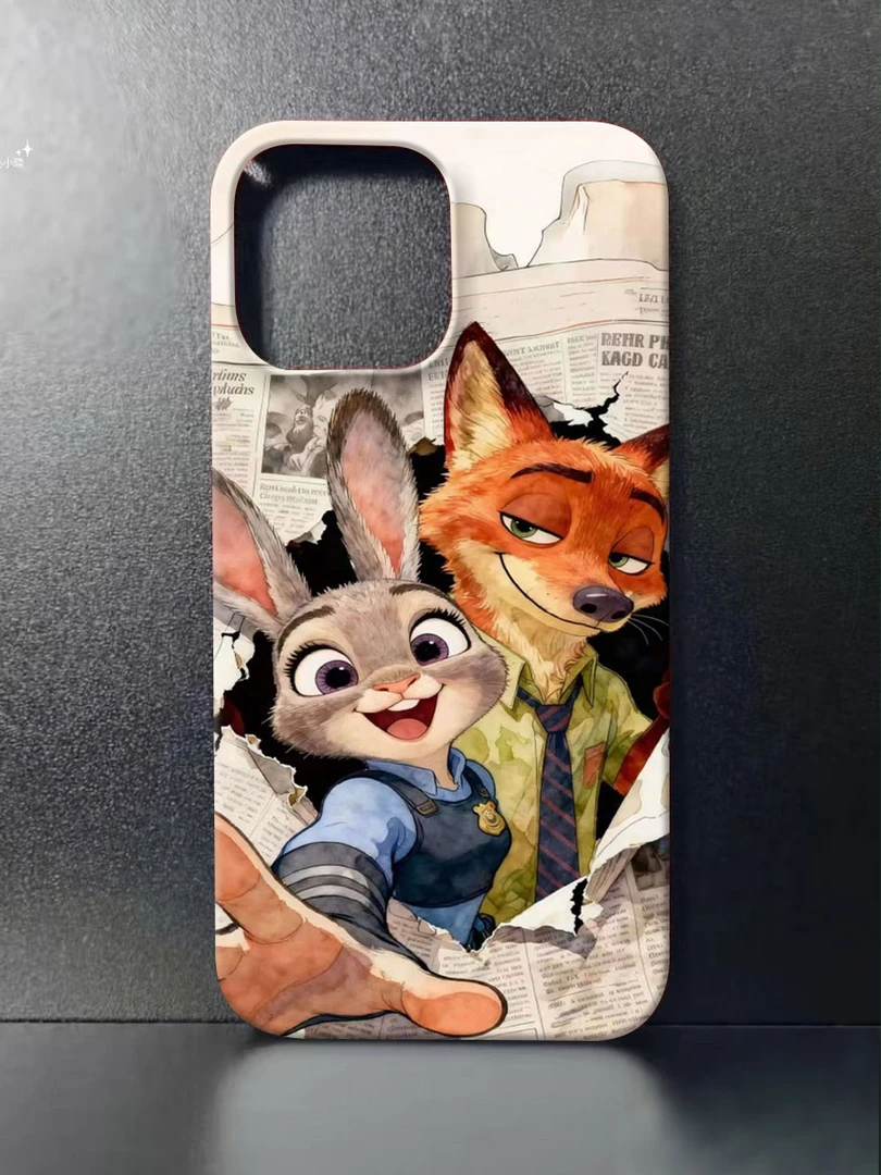 小动物撕破报纸防摔适用于苹果16promax17华为荣耀vivo小米等