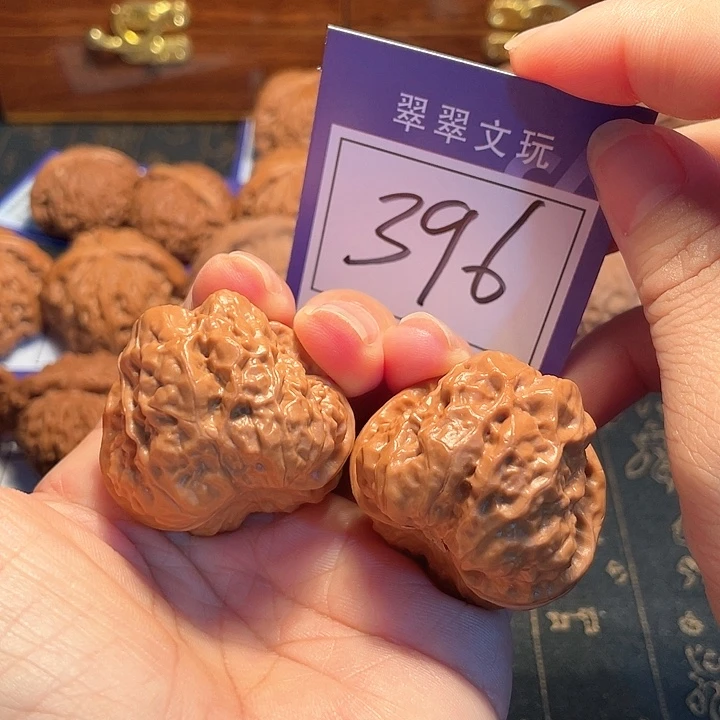 文玩核桃把件396号蛙蛙3.9尺