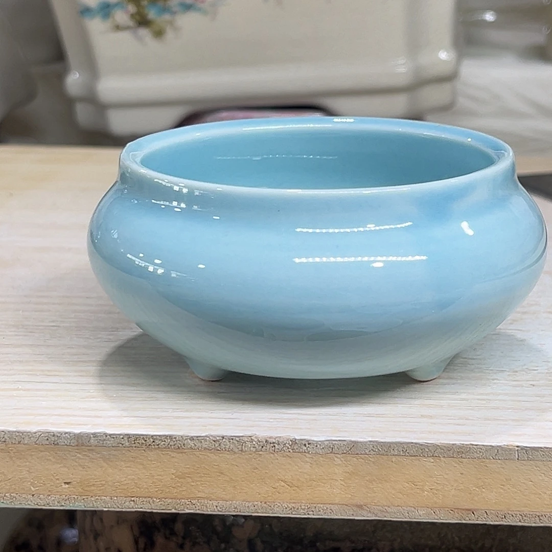 陶瓷绿植多肉微瑕花盆口径8*5