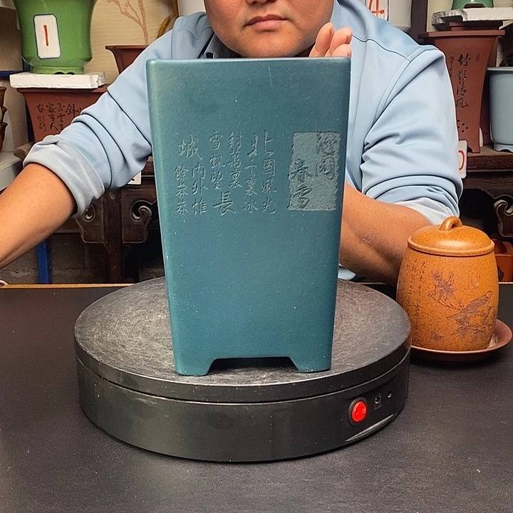 紫砂花盆货号一只SF038