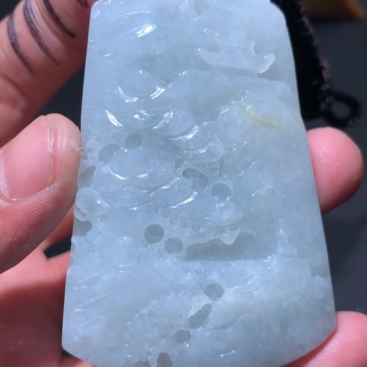 翡翠未镶嵌颈饰保真天然a货翡翠