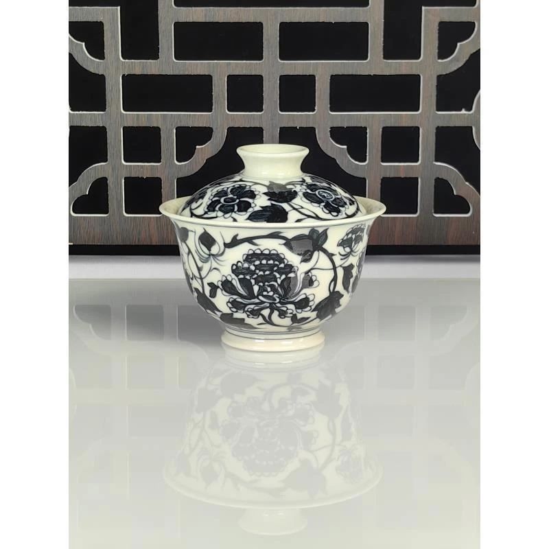觅纤 牡丹盖碗-125毫升 MQ1