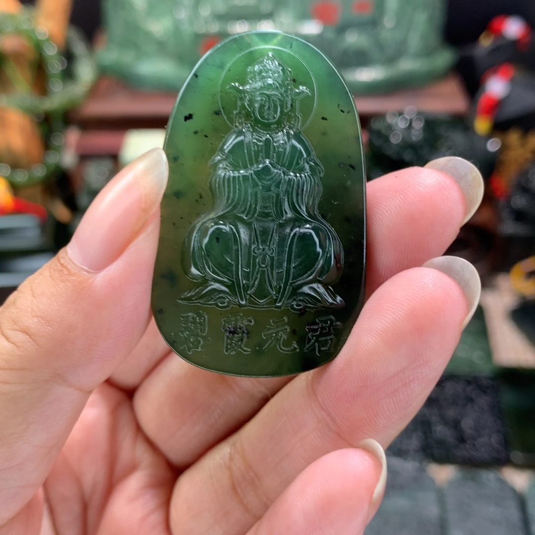 泰山玉精品碧霞元君挂牌