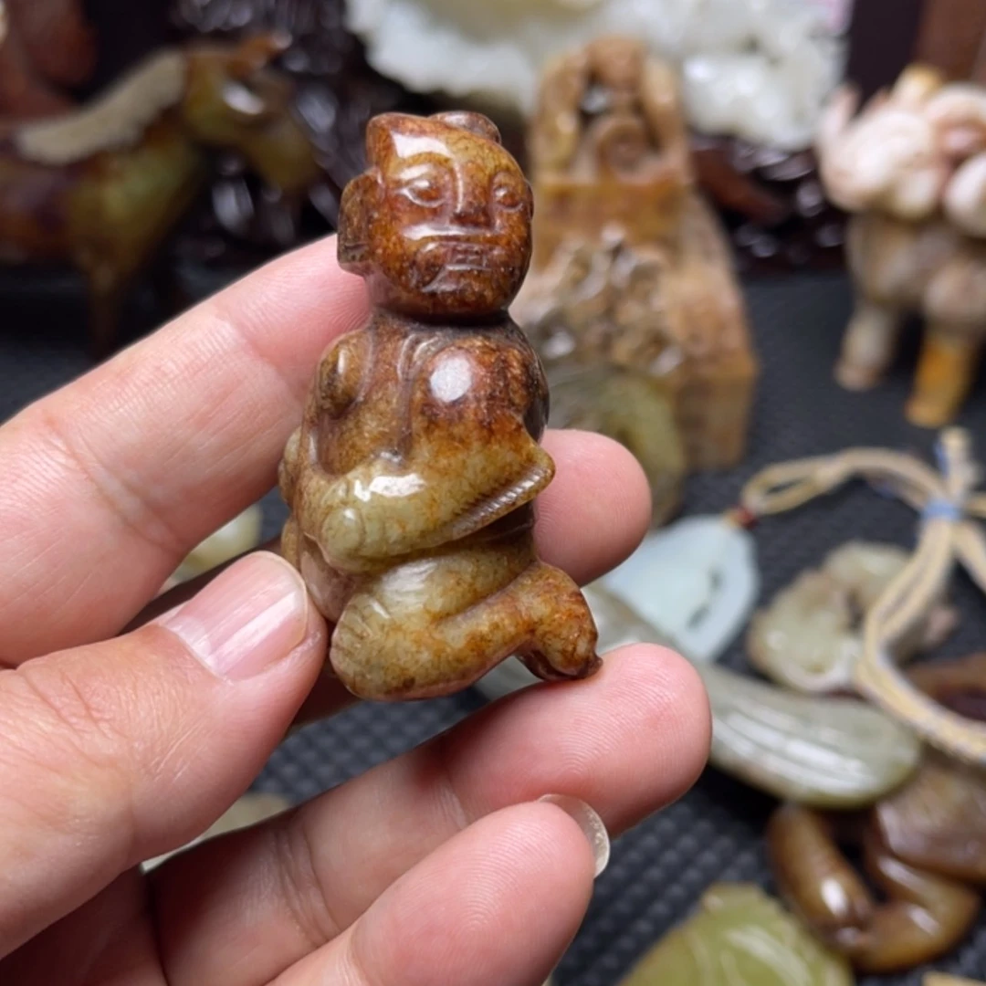 【闪购商品】和田玉挂件未镶嵌童****g