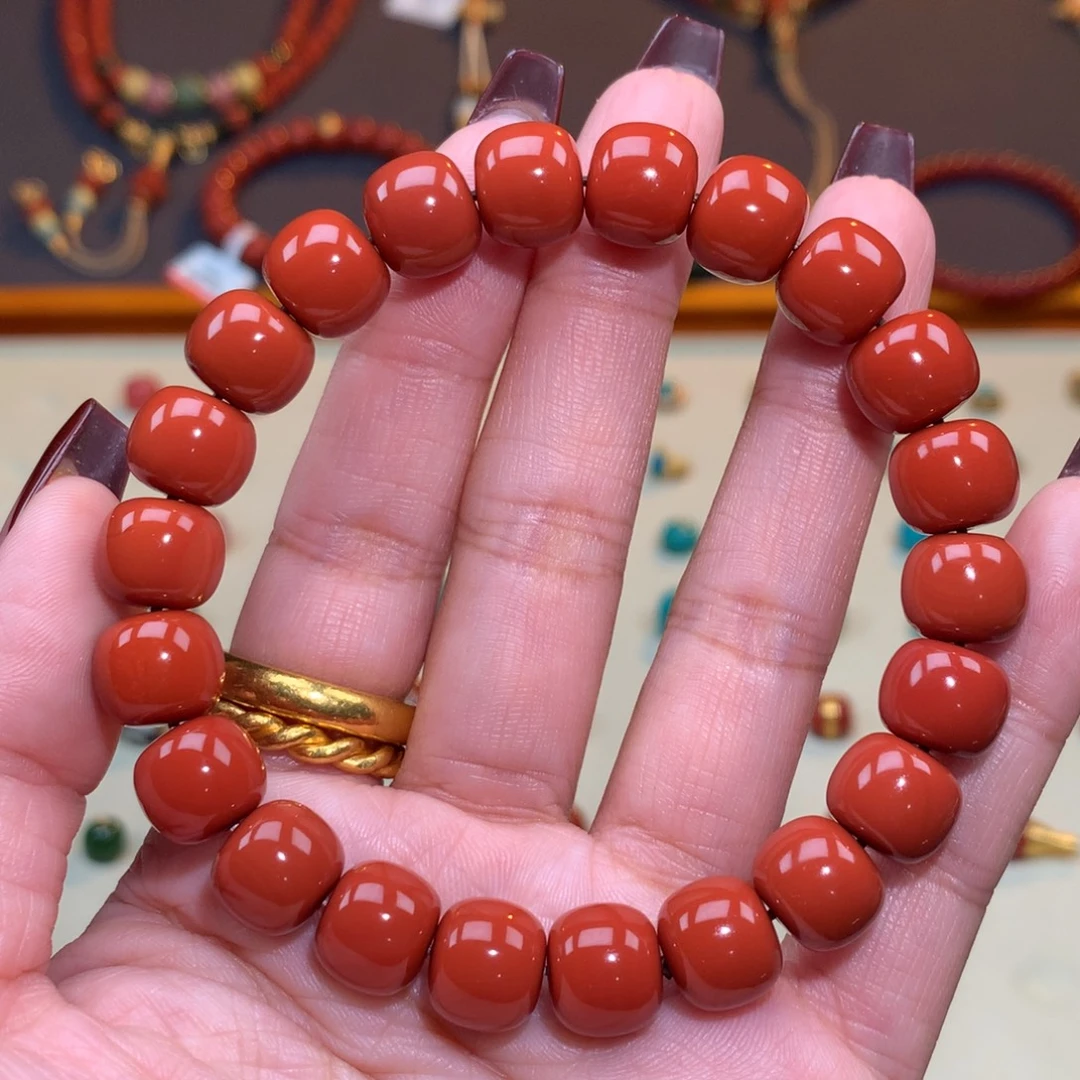 南红玛瑙未镶嵌颈饰