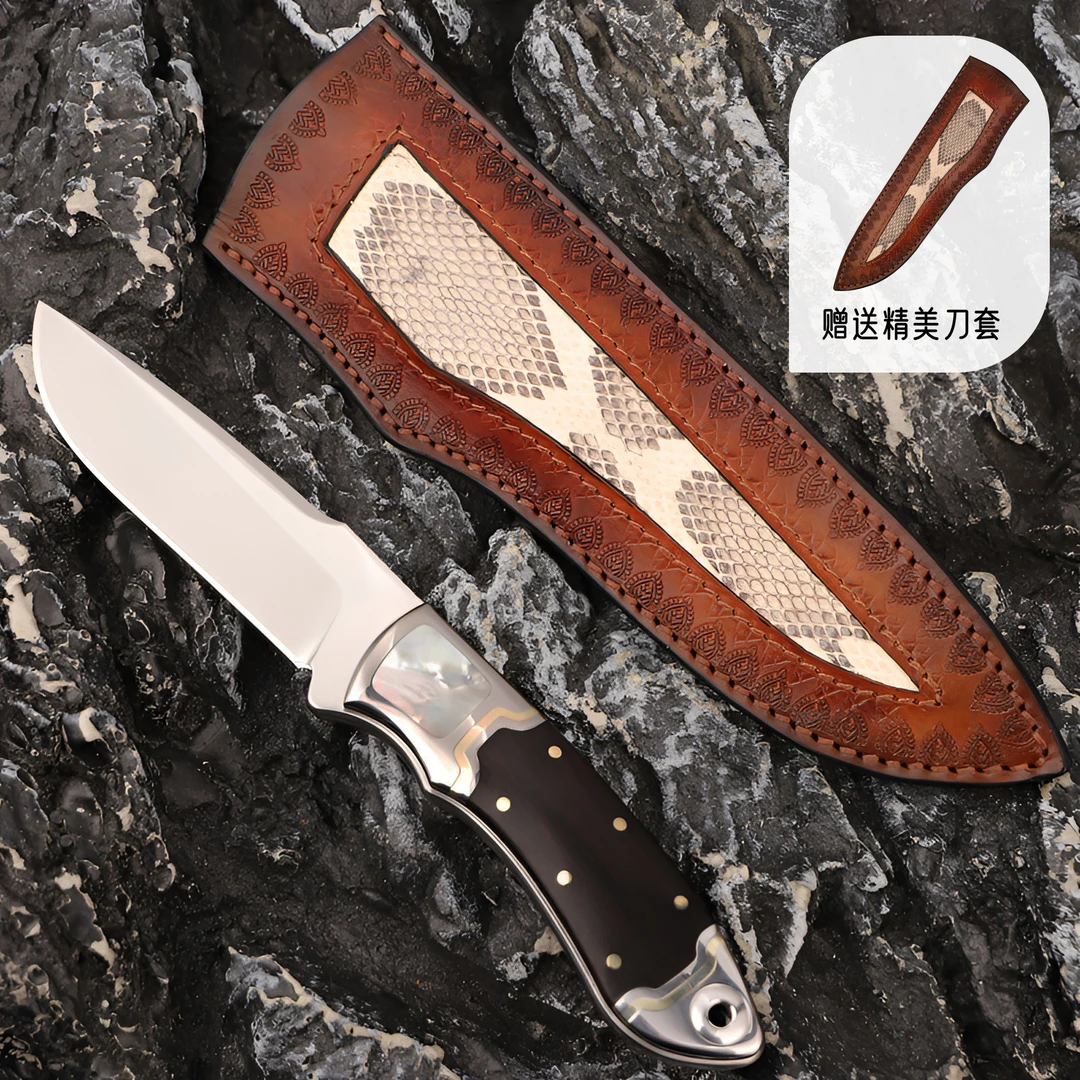 XSD 新款镜光一体锻造M390粉末钢高端水果刀