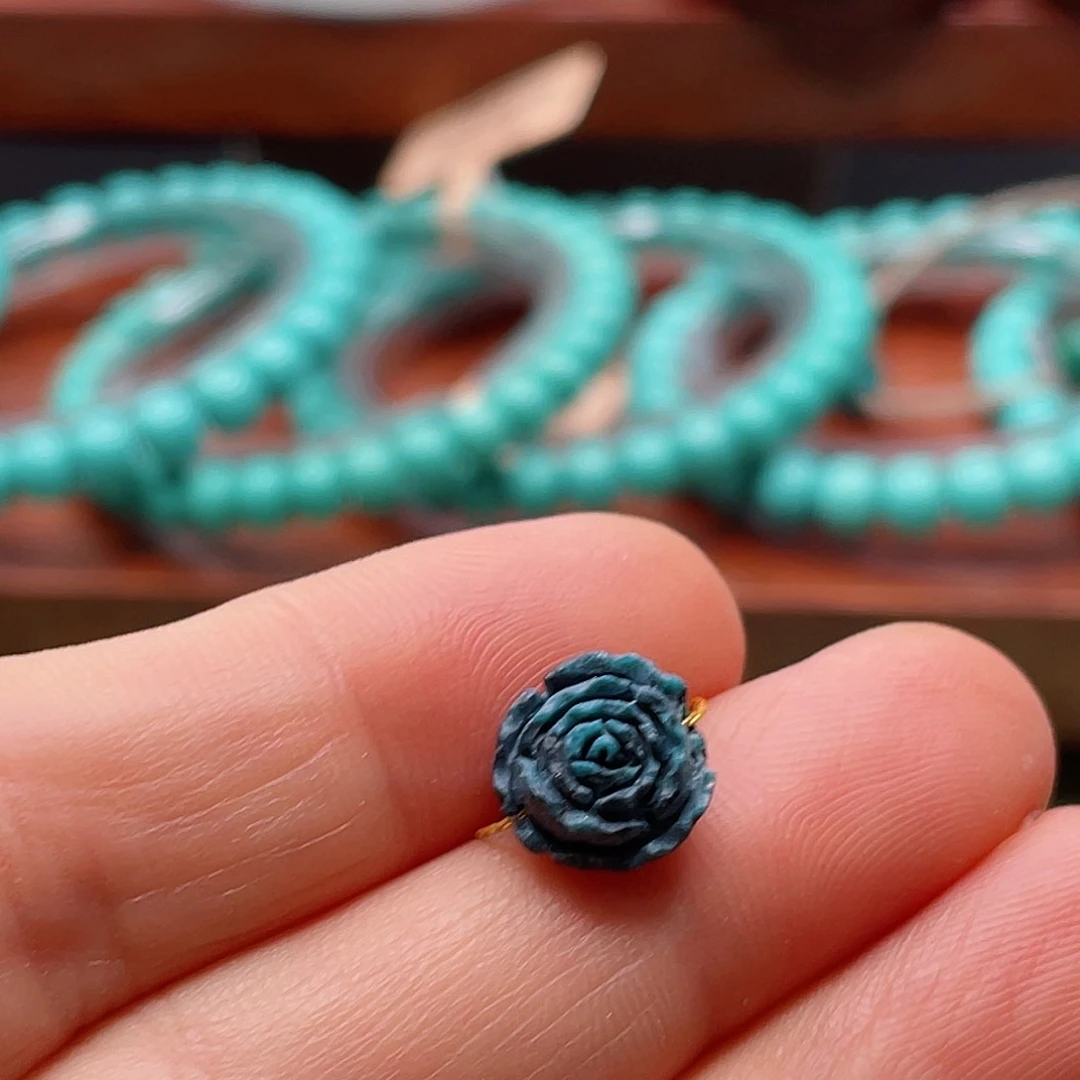 绿松石未镶嵌珠宝半成品