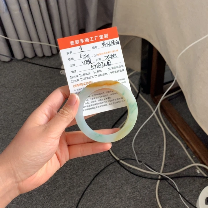 定制翡翠翡翠手镯未镶嵌全*