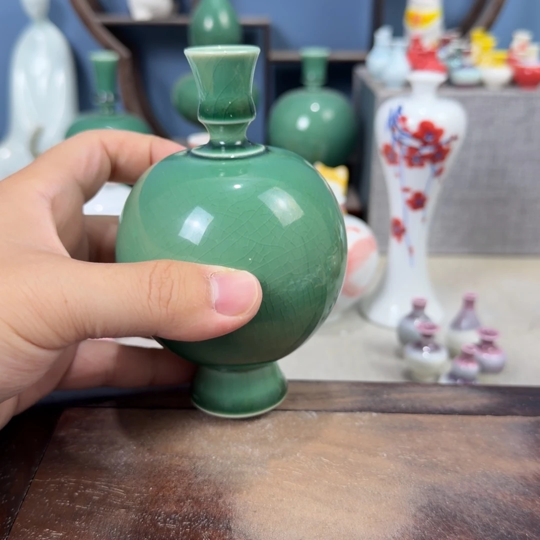 陶瓷手工小花器摆件