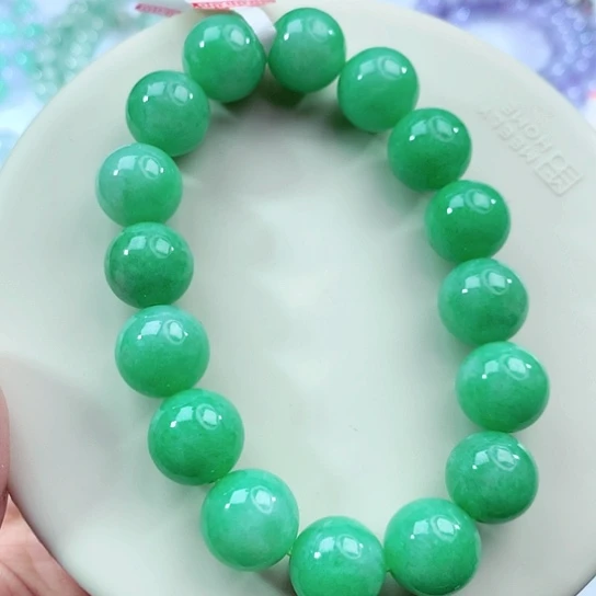 翡翠未镶嵌手链卡12.8