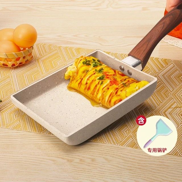 玉子烧方形不粘锅不沾厚蛋烧麦饭石早餐锅煎蛋家用煎锅平底锅商用