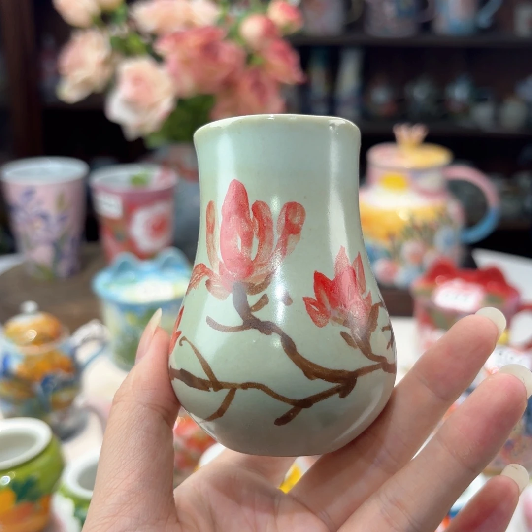 景德镇手绘高温釉下彩陶瓷茶具