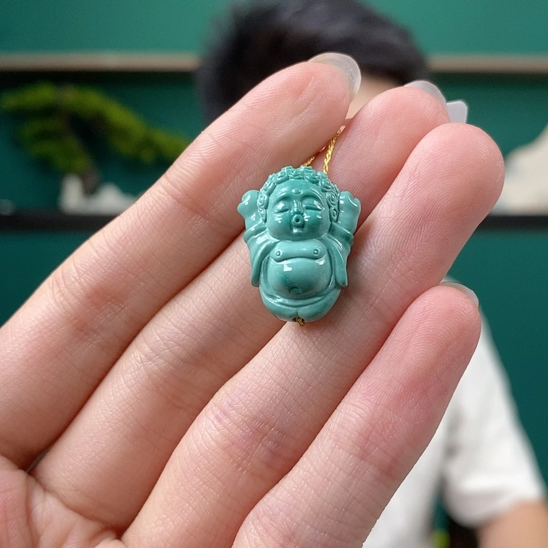 未镶嵌绿松石珠宝奇石