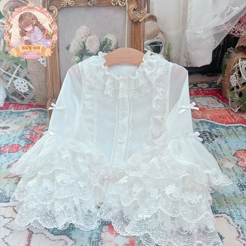 原创设计女童百搭姬袖