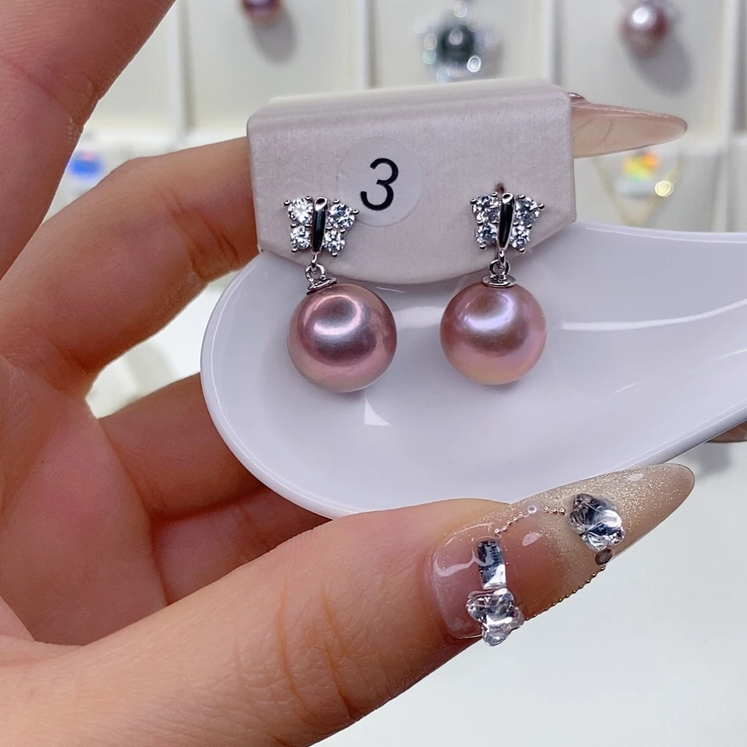 未镶嵌淡水珍珠耳饰