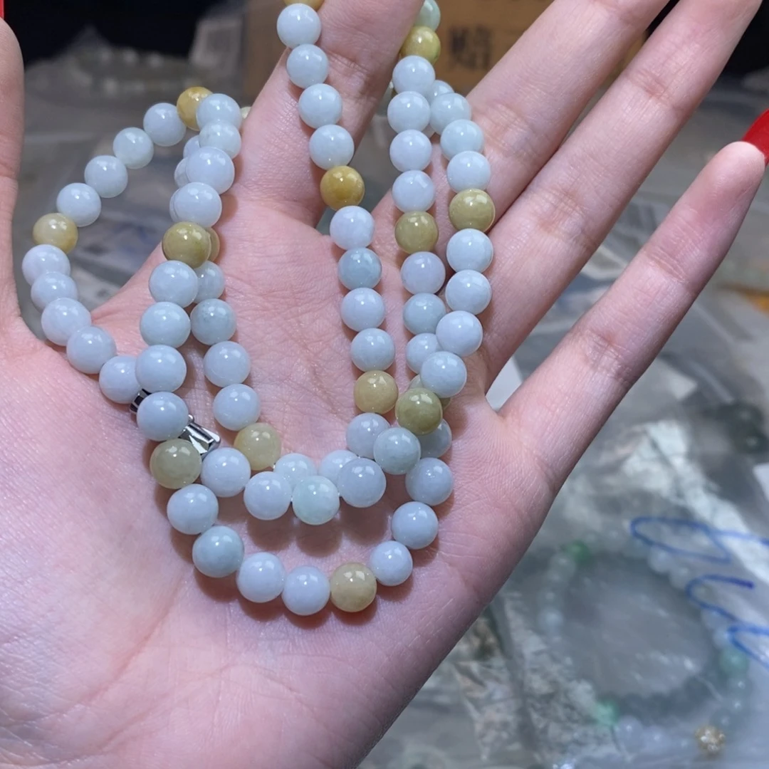 未镶嵌手串翡翠天然缅甸翡翠a货